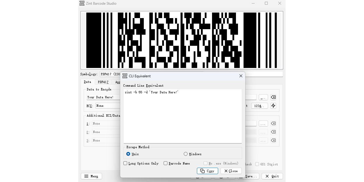 Zint Barcode Generator��ͼ1